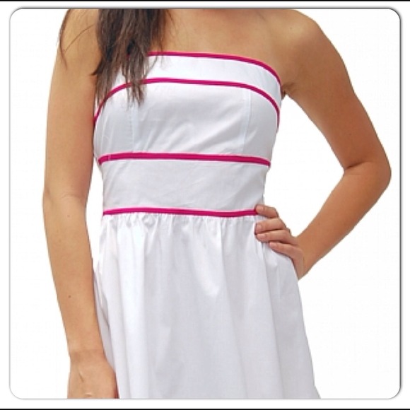 White Cotton Dress - Picture 2 of 3