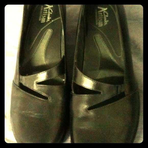 SOLD! Clark's black shoes
