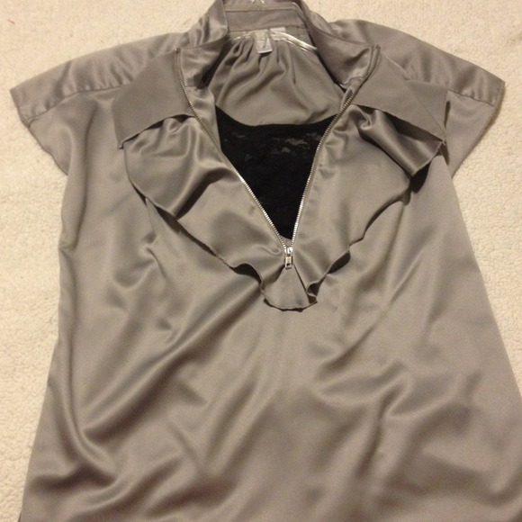 Zipper silver top - Picture 2 of 4