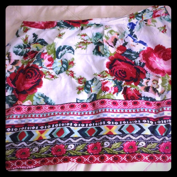 Floral skirt