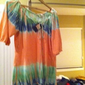 NWT Lucky Brand Tie Dye shirt