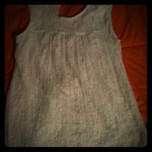 White Lace Super Mini Dress.