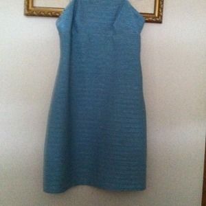 Light blue dress with shoes