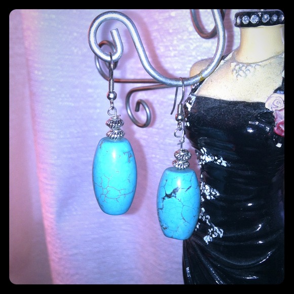 Sterling silver turquoise earrings