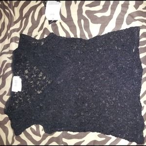 Black lace top