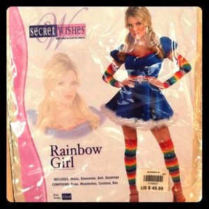👻Halloween Costume- Rainbow Brite🎃