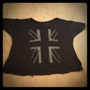 Brandy Melville Union Jack Graphic Tee