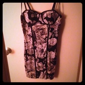 Black and White Mini dress.