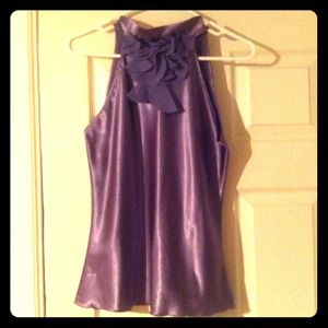 Lavender Silky Blouse