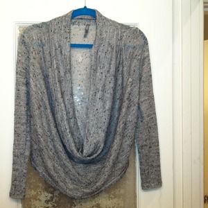 Drapey Lt Wt Sweater coverup M