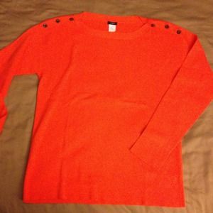 RESERVED J Crew Orange Oversized Sweater
