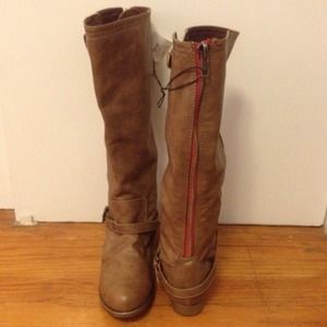 Target Tan Riding Boots