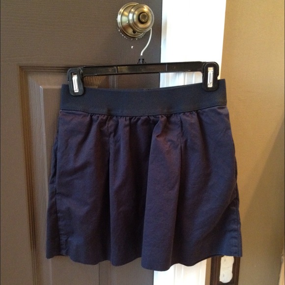 J. Crew Dresses & Skirts - 💢RESERVED💢 @jleebean11 - J.Crew Navy Mini Skirt