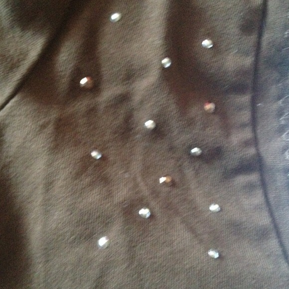 Little Girl's tank top with Brown sewn on Vest - Picture 2 of 4