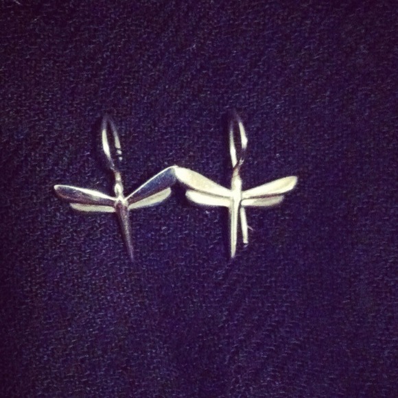 SOLD 🎀Sterling Silver Dragonfly Earrings New