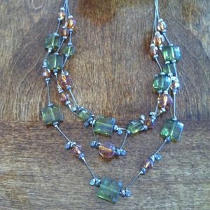 🔴SOLD🔴Cute 3 chain necklace