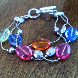 🔴SOLD🔴Colorful 3 chain bracelet