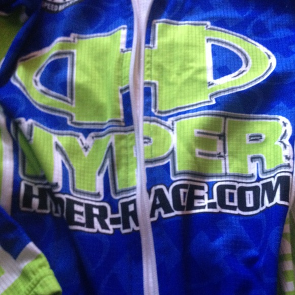 Speed Skating Jacket w/ back pockets. Zip up. - Picture 2 of 4