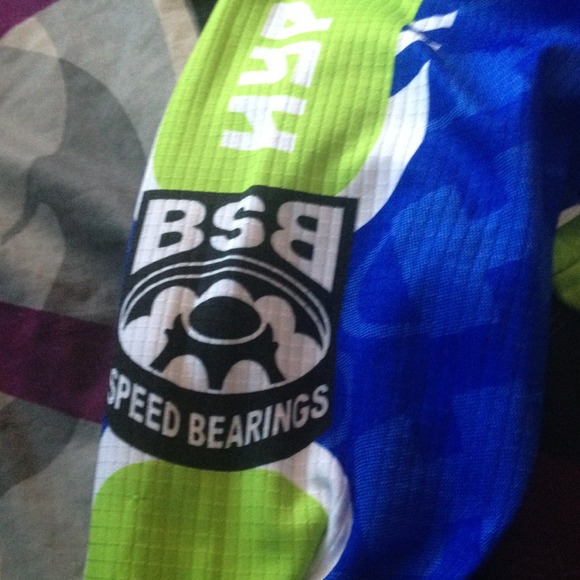 Speed Skating Jacket w/ back pockets. Zip up. - Picture 3 of 4