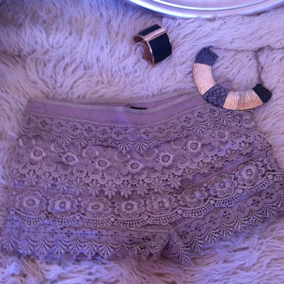 Lace shorts