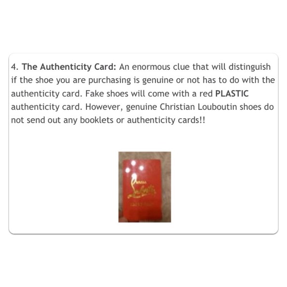 👠👠How to spot 👀 a fake Christian Louboutin👠👠 - Picture 4 of 4