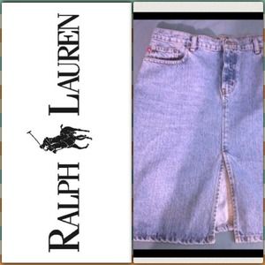 Ralph Lauren jean skirt