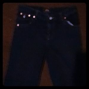 Navy blue denim pants size 14