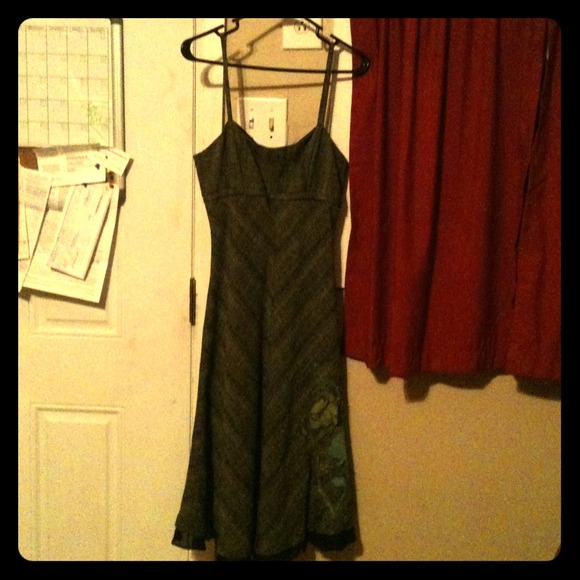 ⚠RESERVED Gray houndstooth dress