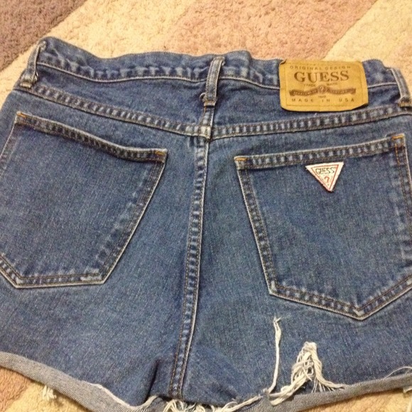 Vintage Guess cut offs