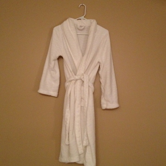 White ulta bathrobe!