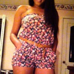Floral romper!