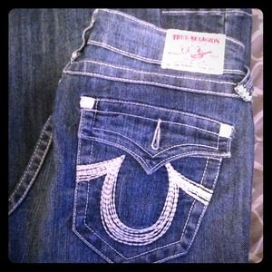 💢Sold💢True religion jeans pink jumpsuit bundle