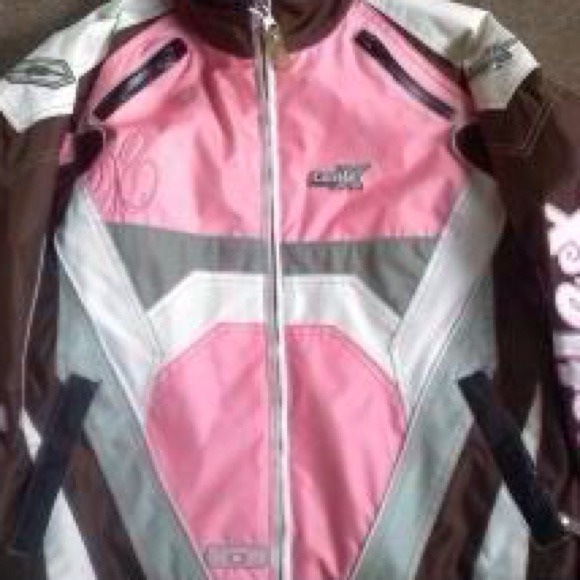 Castle X jacket Like NEW condition! Pink & brown