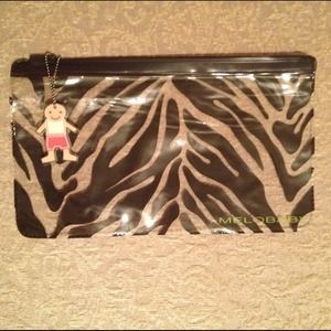Melobaby Clutches & Wallets - Melobaby - Zebra Print Pouch Melobaby Clutches & Wallets - Melobaby - Zebra Print Pouch