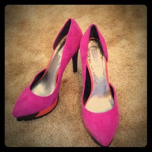 Colorblock Heels