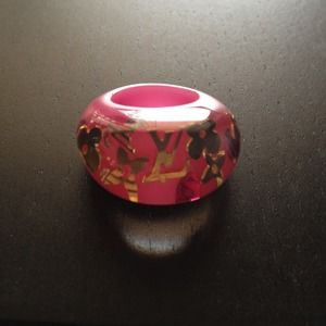 Auth Louis Vuitton Inclusion Ring. Rose Pop.