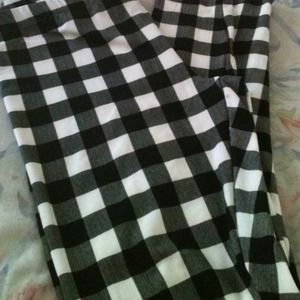 Checker leggings