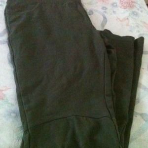 Olive green leggings