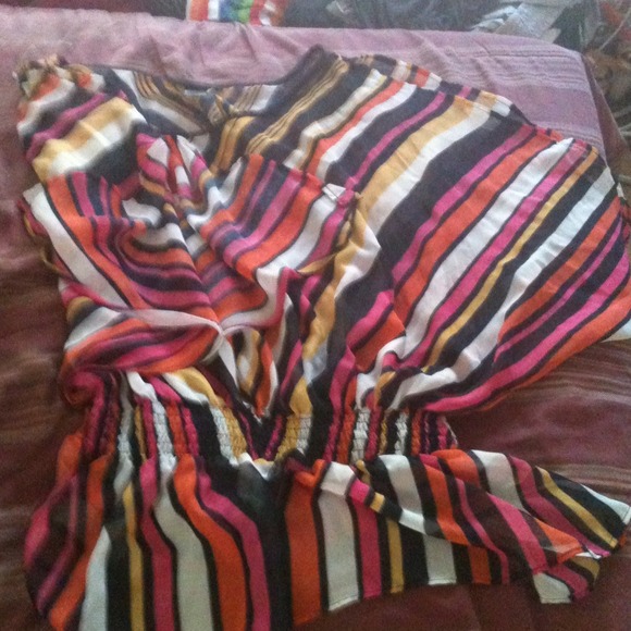 Multi color shear shirt