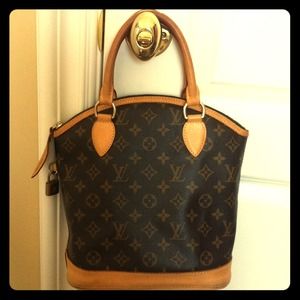 Louis Vuitton monogram lockit vertical handbag