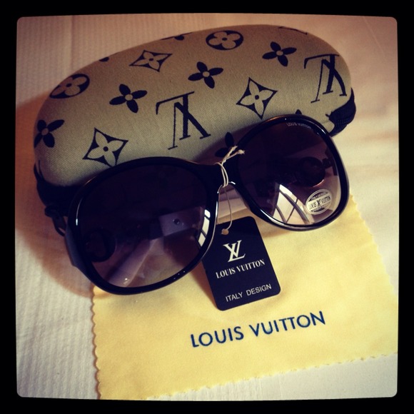 Black LV Sunglasses
