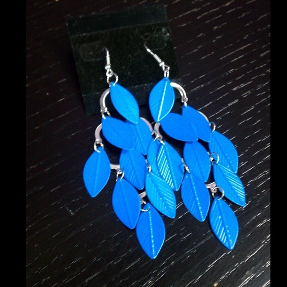 NEW! Cobalt Chandelier Earrings