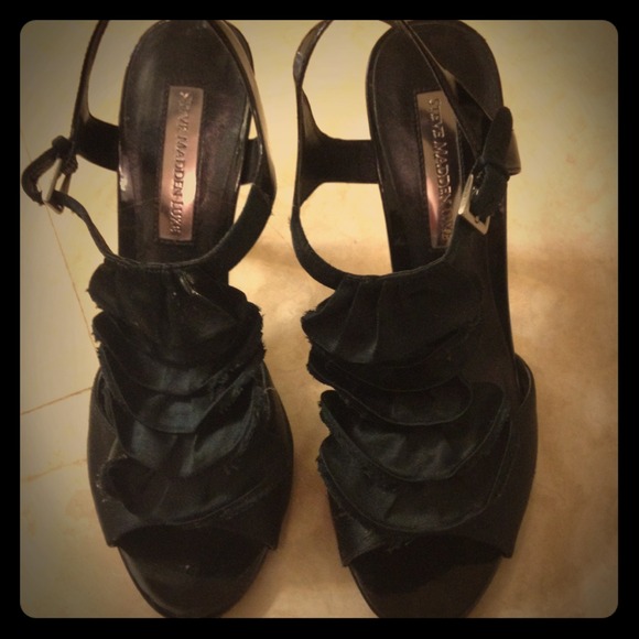 Steve madden short black heels