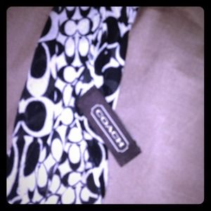 Coach silk scarf