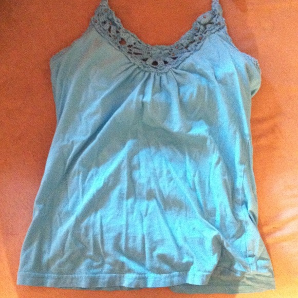 Tiffany blue halter top