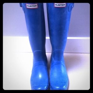 Hunter Shoes - Turquoise Hunter Boots, size 8 *no trades Hunter Shoes - Turquoise Hunter Boots, size 8 *no trades