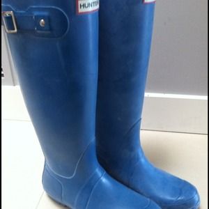 Hunter Shoes - Turquoise Hunter Boots, size 8 *no trades Hunter Shoes - Turquoise Hunter Boots, size 8 *no trades