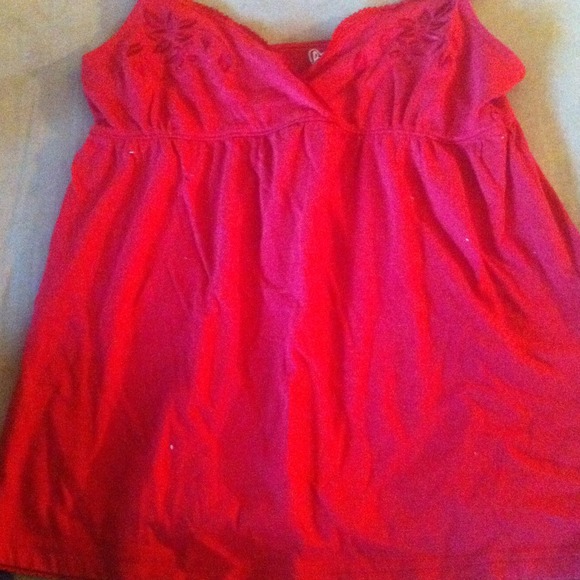 Flower detailed babydoll tank