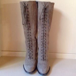 Light Brown Suede Boots.  REDUCED!