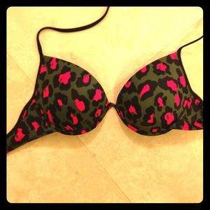 Pink pushup bathing suit